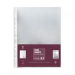 Munhwa File F420-7S2 Premium A4 Durable Thick 0.7 Clear Refill Sleeves Anti Glare 20 Sheets Made in Korea
